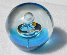 Sulfure, Presse-papier, Poids 410 Grammes, Diametre Environ 7 Cms - Glass & Crystal