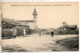 95. Goussainville. Boulevard De Montmorency. Place De L'eglise - Goussainville