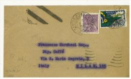 BRASILE - STORIA POSTALE - LETTERA DA SANTOS PER L'ITALIA - ANNO 1936 - Lettres & Documents