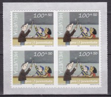 N° 1823 Pour La Jeunesse Efants à L´Ecole: Bloc De 4 Timbres - Unused Stamps