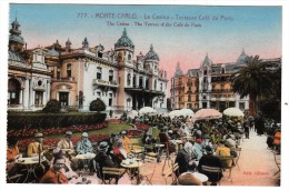 Monte Carlo - Le Casino - Terrasse Café De Paris - Editeur: Gilletta N° 777 - Cafes & Restaurants