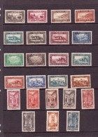 MAROC 1933/34  YVERT N°128/48 SAUF 145  NEUF MLH* - Unused Stamps