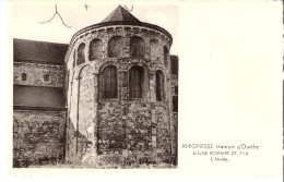 Xhignesse (Hamoir S/ Ourthe)-Eglise Romane De 714-L'Abside-Pub.Auberge De La Vieille Eglise (voir Scan) - Hamoir