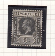 King George V - 1917 - Postage & Revenue - Seychellen (...-1976)