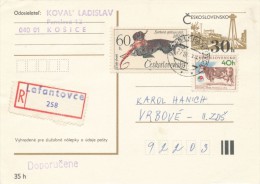 I2847 - Czechoslovakia (1978) 951 45 Lefantovce (recommended Makeshift Label) - Lettres & Documents