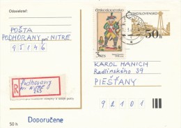 I2848 - Czechoslovakia (1985) 951 46 Podhorany (recommended Makeshift Label) - Lettres & Documents