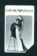 ITALY - Urmet Phonecard  Armani  Used As Scan - Pubbliche Pubblicitarie
