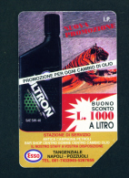 ITALY - Urmet Phonecard  Esso  Used As Scan - Pubbliche Pubblicitarie