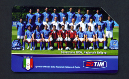 ITALY - Urmet Phonecard  Football  Used As Scan - Public Advertising