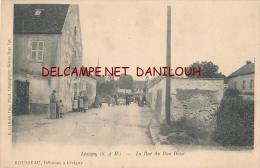 77 // LESIGNY   La Rue Du Bon Désir   ANIMEE - Lesigny