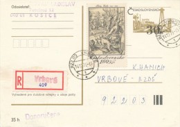 I2852 - Czechoslovakia (1978) 922 03 Vrbove (recommended Makeshift Label) - Lettres & Documents