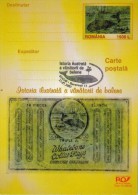 WHALE, WHALES HUNTERS' HISTORY, SHIP, PC STATIONERY, ENTIER POSTAL 2003, ROMANIA - Wale