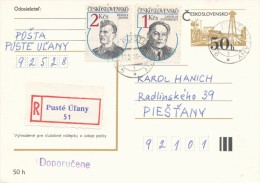 I2874 - Czechoslovakia (1986) 925 28 Puste Ulany - Covers & Documents