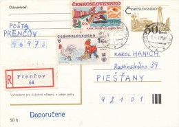 I2875 - Czechoslovakia (1985) 969 73 Prencov - Storia Postale