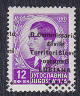 Italy Occupation Of Slovenia 1941 Error, Moved Overprint, MH (*) - Lubiana