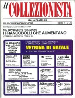 Rivista Il Collezionista, Bolaffi Editore N. 21 Anno 1980 - Italienisch (ab 1941)
