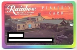 Rainbow Casino,  U.S.A., Older Used Slot, Players Card, Rainbow-2 - Tarjetas De Casino