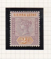 Queen Victoria - 1896 - Sierra Leone (...-1960)