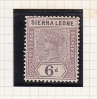 Queen Victoria - 1896 - Sierra Leona (...-1960)