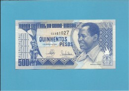 GUINEA-BISSAU - 500 PESOS - 1.3.1990 - UNC - P 12 - FRANCISCO MENDES - Guinea-Bissau