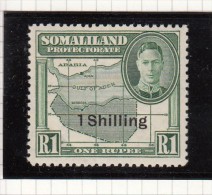 King George VI - 1951 - Surch Stamps - Somaliland (Protectorat ...-1959)