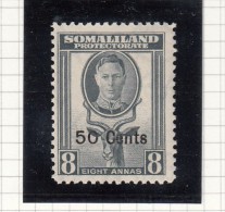 King George VI - 1951 - Surch Stamps - Somaliland (Herrschaft ...-1959)