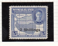 King George VI - 1951 - Surch Stamps - Somaliland (Protettorato ...-1959)