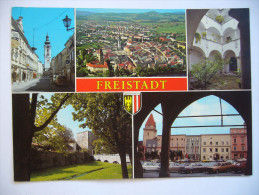 Austria: FREISTADT - Bezirkshauptstadt Im Mühlviertel - Mehrbildkarte - 1988 Used - Freistadt