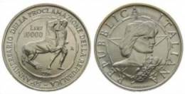 ITALY - REPUBBLICA ITALIANA ANNO 1996 - PROCLAMAZIONE DELLA REPUBBLICA  Lire 10000  In Argento  FDC - Gedenkmünzen