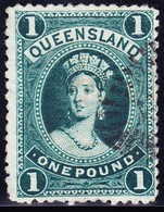 Queensland 1 Pound SG#309 Gestempelt - Oblitérés