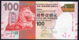 HONG-KONG  P214b HSBC 100 DOLLARS  2012 #EZ    UNC. - Hongkong