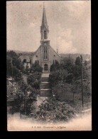 SUISSE Chexbres, Eglise, Ed JJ 5293, Dos 1900 - Chexbres