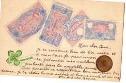 REPRESENTATIONS DE MONNAIES DONT 10 FRANCS DE 1868 BILLETS DE 500 FRANCS 1000 FRANCS 50 FRANCS 100 FRANCS RARE - Münzen (Abb.)