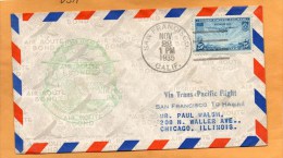Via Trans Pacific San Francisco To Hawaii 1935 Air Mail Cover - 1c. 1918-1940 Lettres
