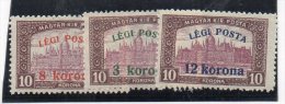 Serie Nº 3/5 Hungria - Unused Stamps