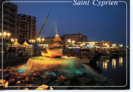 Saint Cyprien : La Fontaine Illuminée - Saint Cyprien