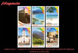 PIEZAS. CUBA MINT. 2010-24 TURISMO. LUGARES TURÍSTICOS DEL ORIENTE CUBANO. SERIE SIN DENTAR - Imperforates, Proofs & Errors