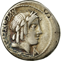 Monnaie, Fonteia, Denier, TTB, Argent, Babelon:9 - Republic (280 BC To 27 BC)