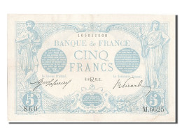Billet, France, 5 Francs, 5 F 1912-1917 ''Bleu'', 1915, 1915-07-08, TTB+ - 5 F 1912-1917 ''Bleu''
