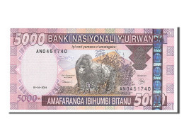 Billet, Rwanda, 5000 Francs, 2004, 2004-04-01, NEUF - Ruanda