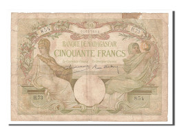 Billet, Madagascar, 50 Francs, 1937, B+ - Madagascar
