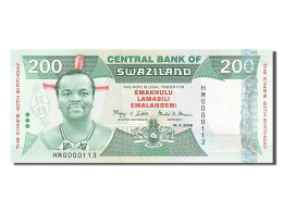 Billet, Swaziland, 200 Emalangeni, 2008, 2008-04-19, NEUF - Swasiland