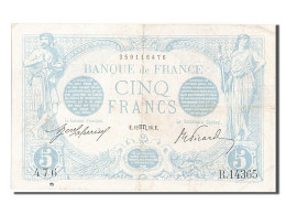 Billet, France, 5 Francs, 5 F 1912-1917 ''Bleu'', 1916, 1916-10-12, TB+ - 5 F 1912-1917 ''Bleu''