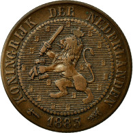 Monnaie, Pays-Bas, William III, 2-1/2 Cent, 1883, TTB, Bronze, KM:108.1 - 1849-1890 : Willem III