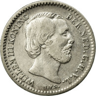Monnaie, Pays-Bas, William III, 10 Cents, 1878, TB+, Argent, KM:80 - 1849-1890 : Willem III