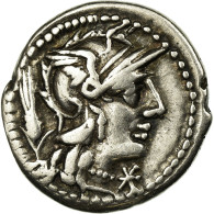 Monnaie, Domitia, Denier, TTB+, Argent, Babelon:14 - Republic (280 BC To 27 BC)