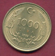 F3496 / -  1 000 Lira -  1993  -  Turkey Turkije Turquie Turkei  - Coins Munzen Monnaies Monete - Turkije