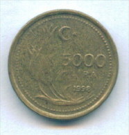 F3502 / -  5 000 Lira -  1998  -  Turkey Turkije Turquie Turkei  - Coins Munzen Monnaies Monete - Turkije