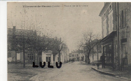 DEPT 40 : Villeneuve De Marsan , Place Et Rue De La Liberté - Villeneuve De Marsan