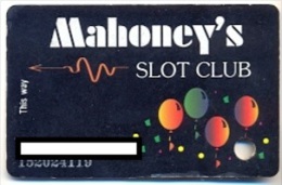 Mahoney's Silver Nugget Casino, Las Vegas, NV, U.S.A., Older Used Slot Or Player´s Card,  Mahoneys-1 - Casino Cards